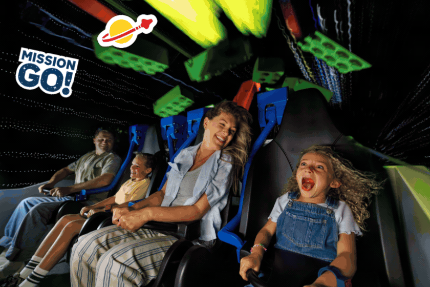 Rotating images of LEGO Galaxy at LEGOLAND California
