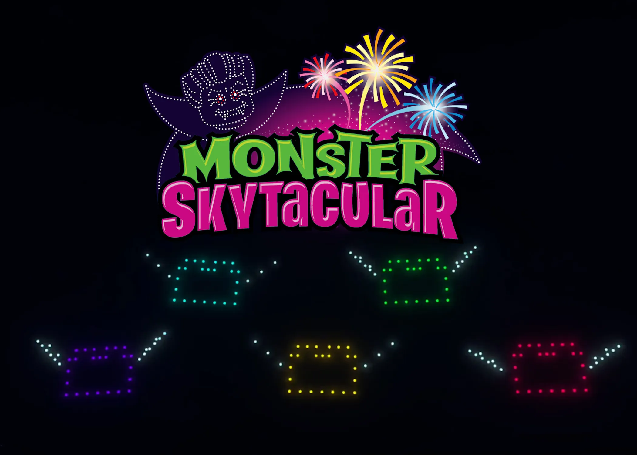 Monster Skytacular Aerial Drone Show at LEGOLAND Florida