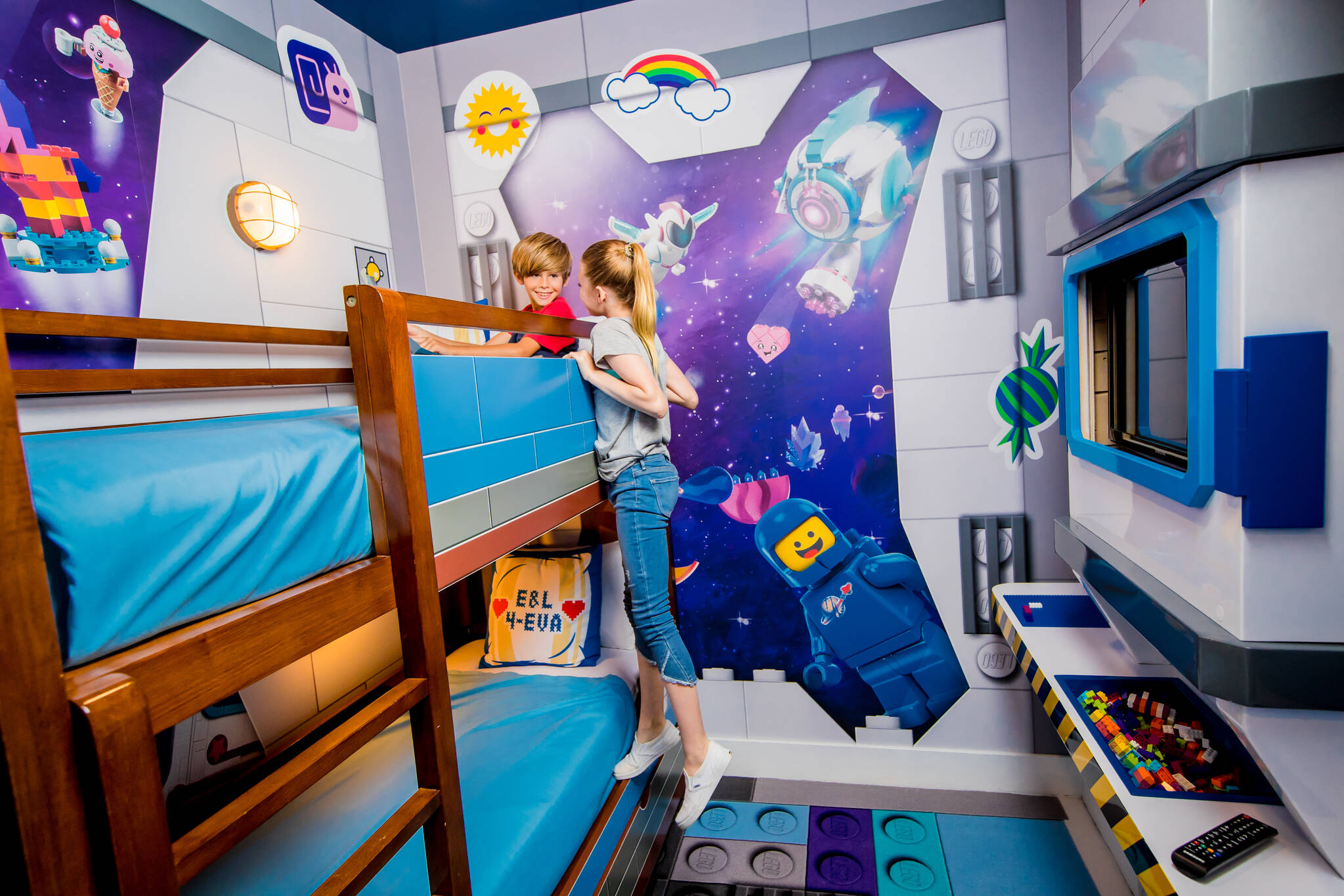 The LEGO Movie Room Kids Bunkbed at the LEGOLAND Hotel