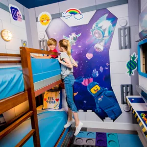 The LEGO Movie Room Kids Bunkbed at the LEGOLAND Hotel