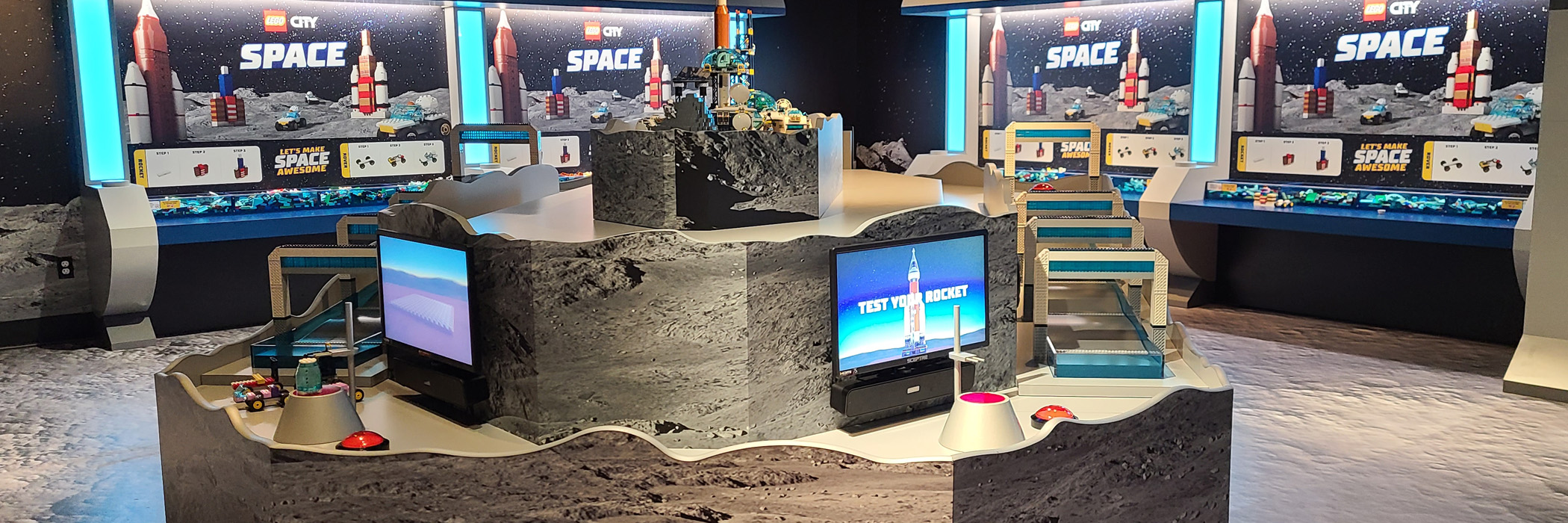 Blast Off at the LEGO CITY Space attraction
