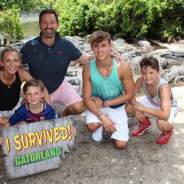 Family at Gatorland