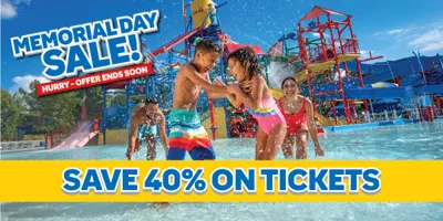 Family enjoying the waterpark at LEGOLAND Florida