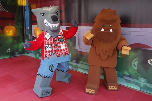 Brick or Treat Halloween characters