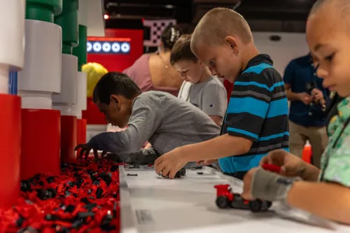 LEGO Ferrari building