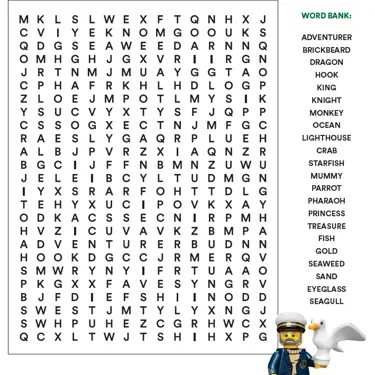 Sea Captain's Word Search