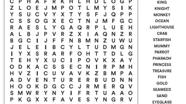 Sea Captain's Word Search