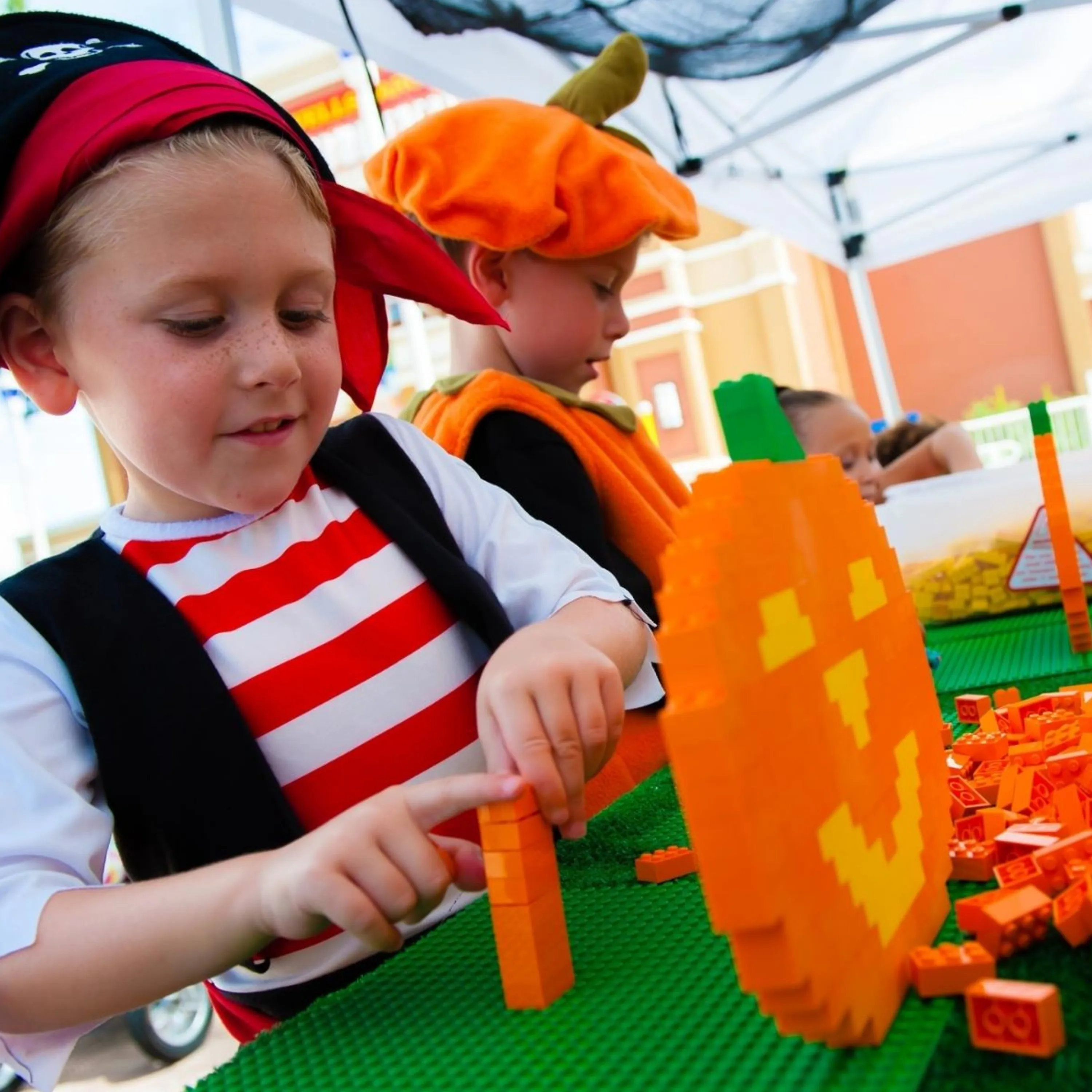 LEGO Pumpkin Build