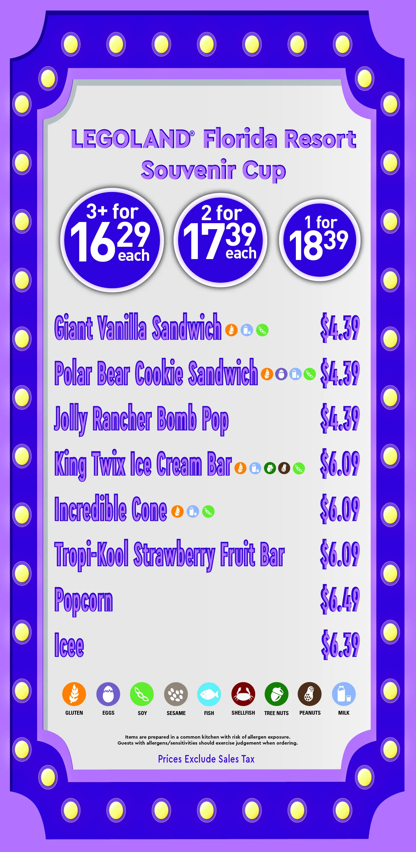 Legoland florida souvenir best sale cup