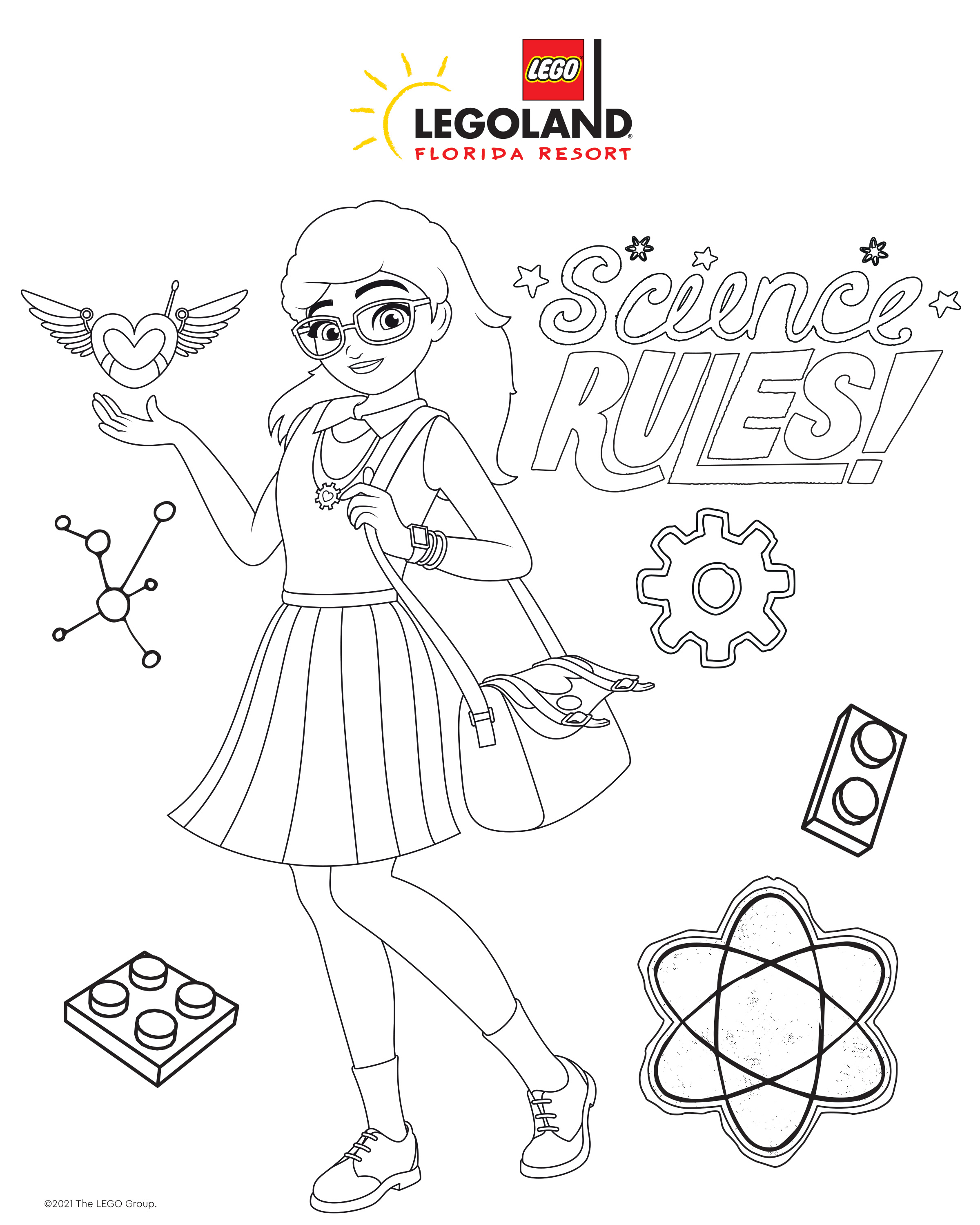 LEGO® Friends Weekends Coloring Sheets