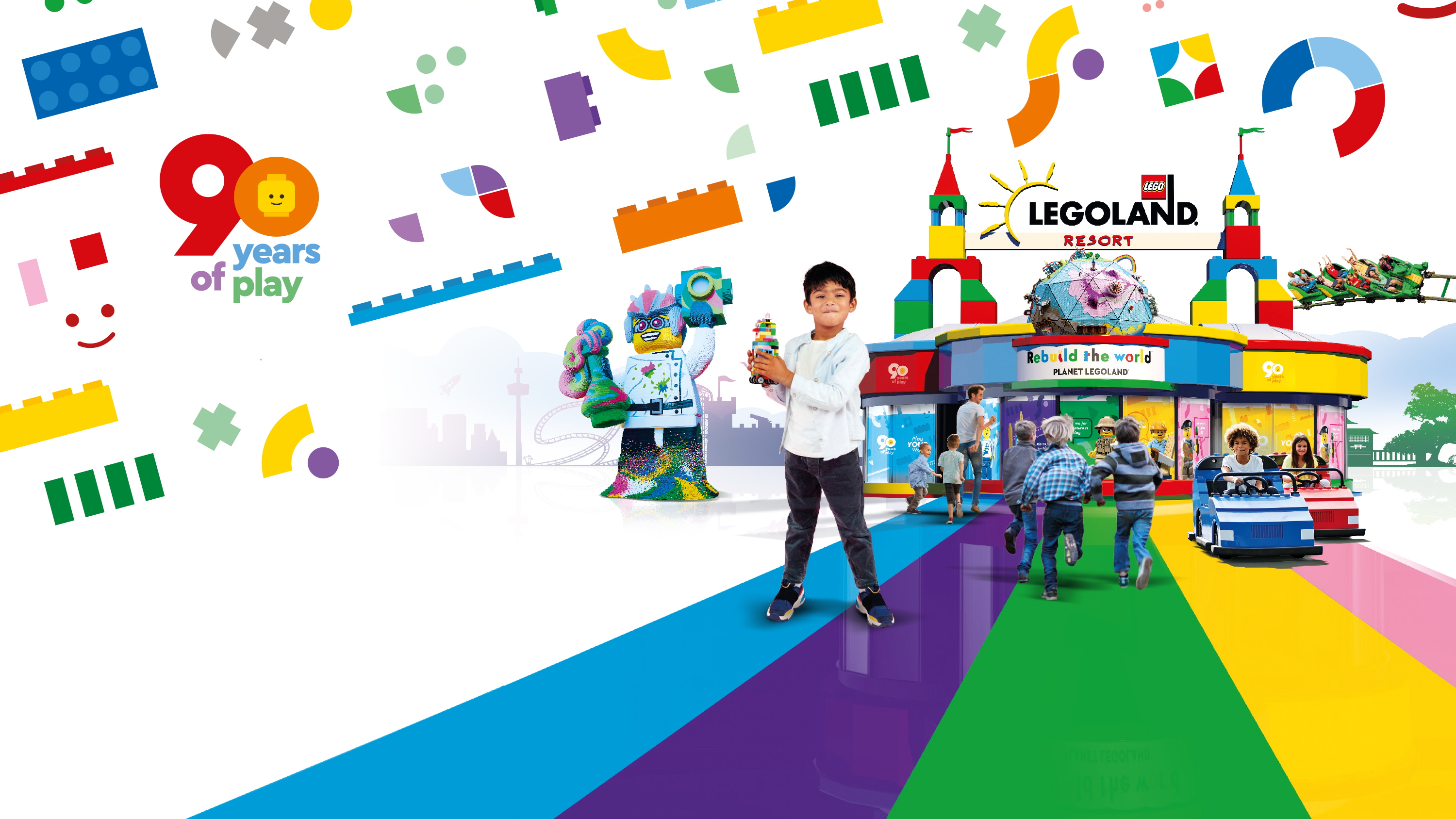 Celebrate 90 Years of Play at LEGOLAND Florida with our new Play Your Way attraction.