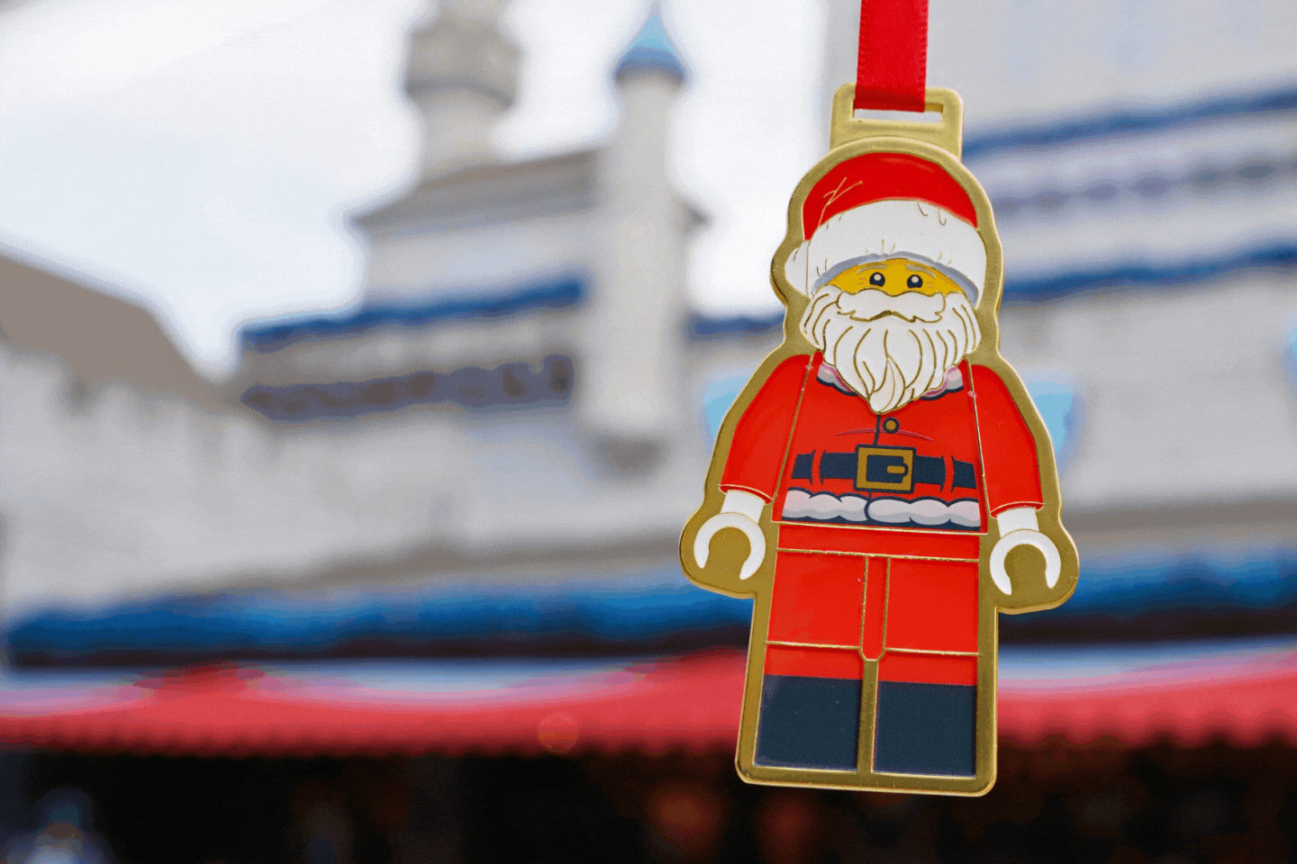 AP LEGO Santa Ornament