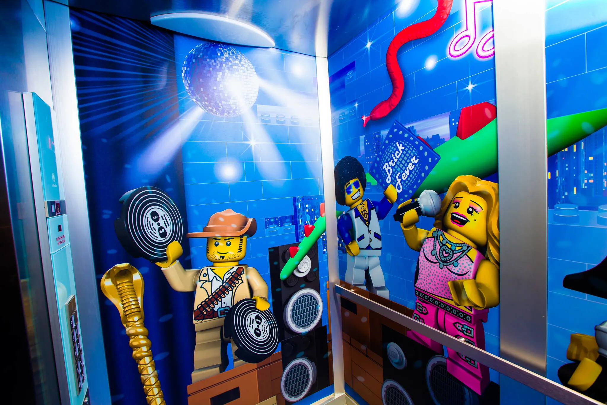 Show Off Your Dance Moves in the Disco Elevator