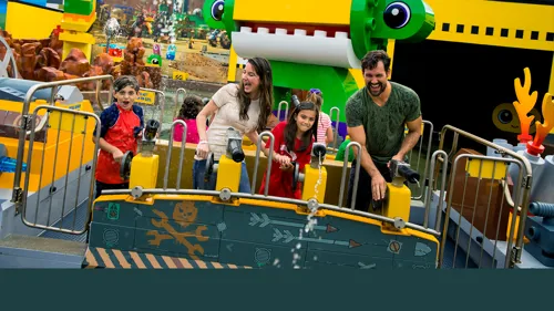 Family having fun at LEGOLAND Florida