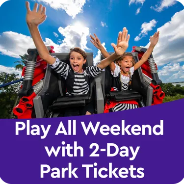 Play all weekend with 2-day park tickets