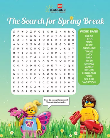 Search For Spring Break Activity Page
