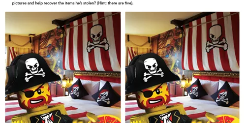 Spot The Difference Pirate Themed 2