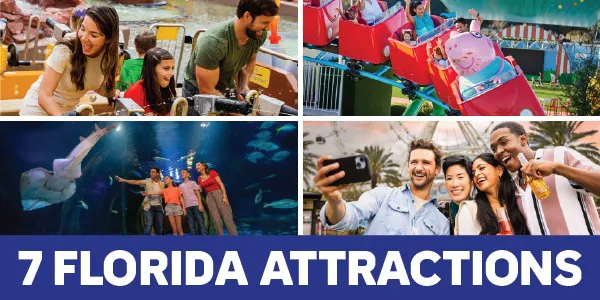 Merlin Florida Ticket - Includes 7 Florida Attractions