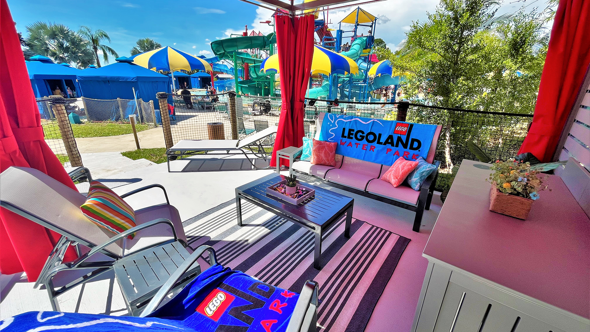 Relax in a Deluxe Cabana at the LEGOLAND Florida Water Park