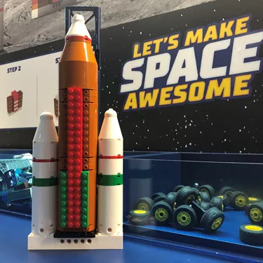 Finished LEGO City Space Rocket
