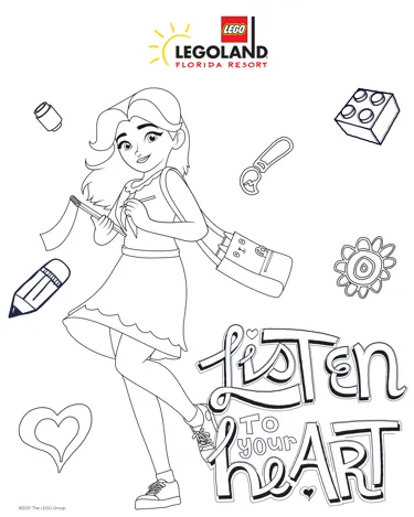 LEGO® Friends Weekends Coloring Sheets