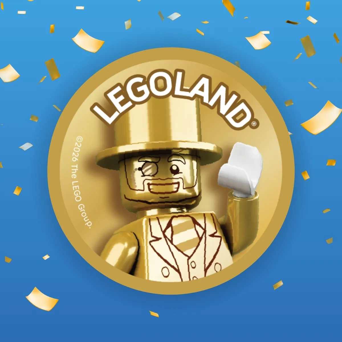 Mr. Gold Pop Badge