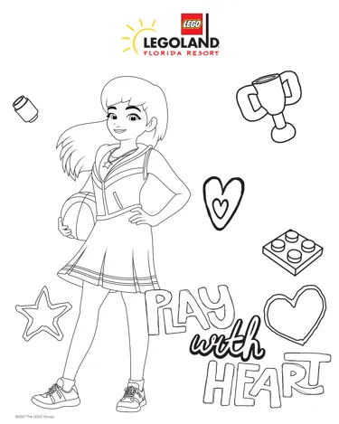 LEGO® Friends Weekends Coloring Sheets