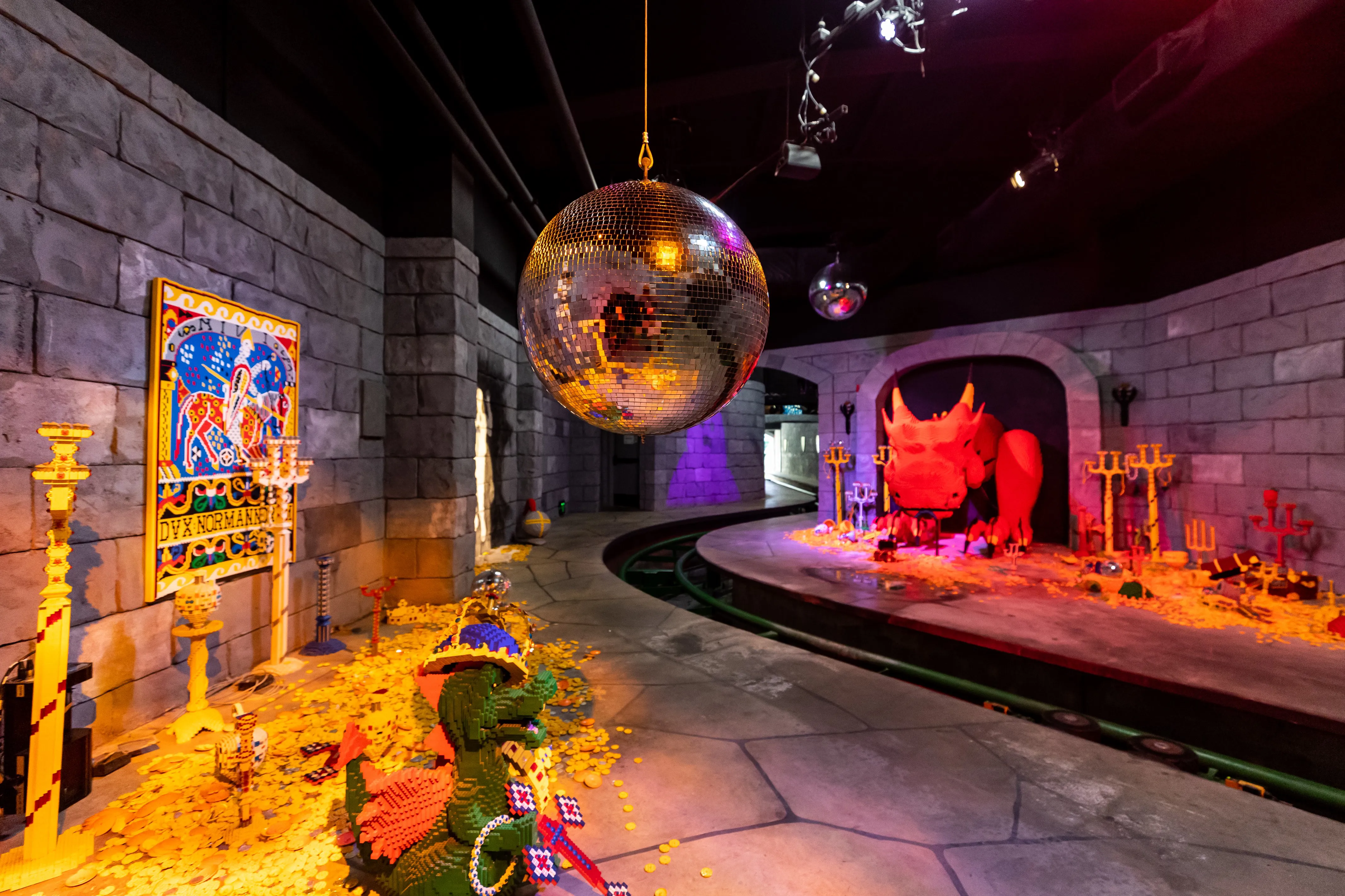 Disco Dragon Rollercoaster Halloween Theme for Brick or Treat LEGOLAND Florida