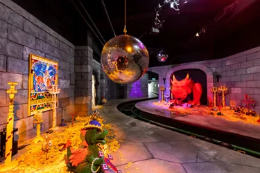 Disco Dragon Rollercoaster Halloween Theme for Brick or Treat LEGOLAND Florida