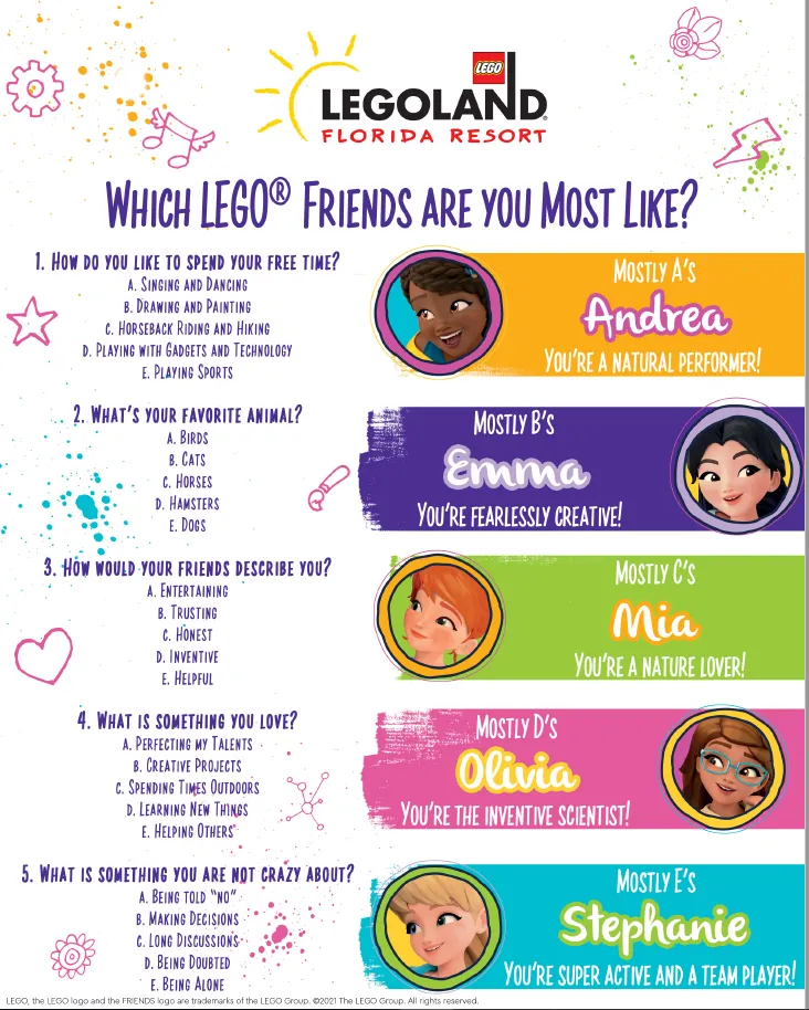 LEGO FRIENDS QUIZ