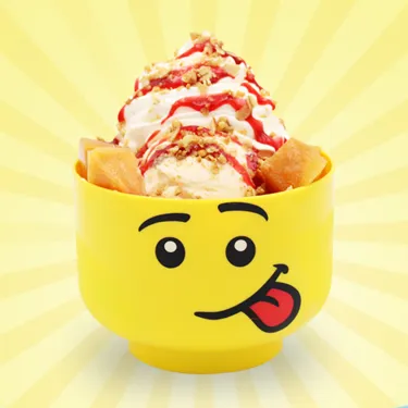 Peaches N Cream Sundae