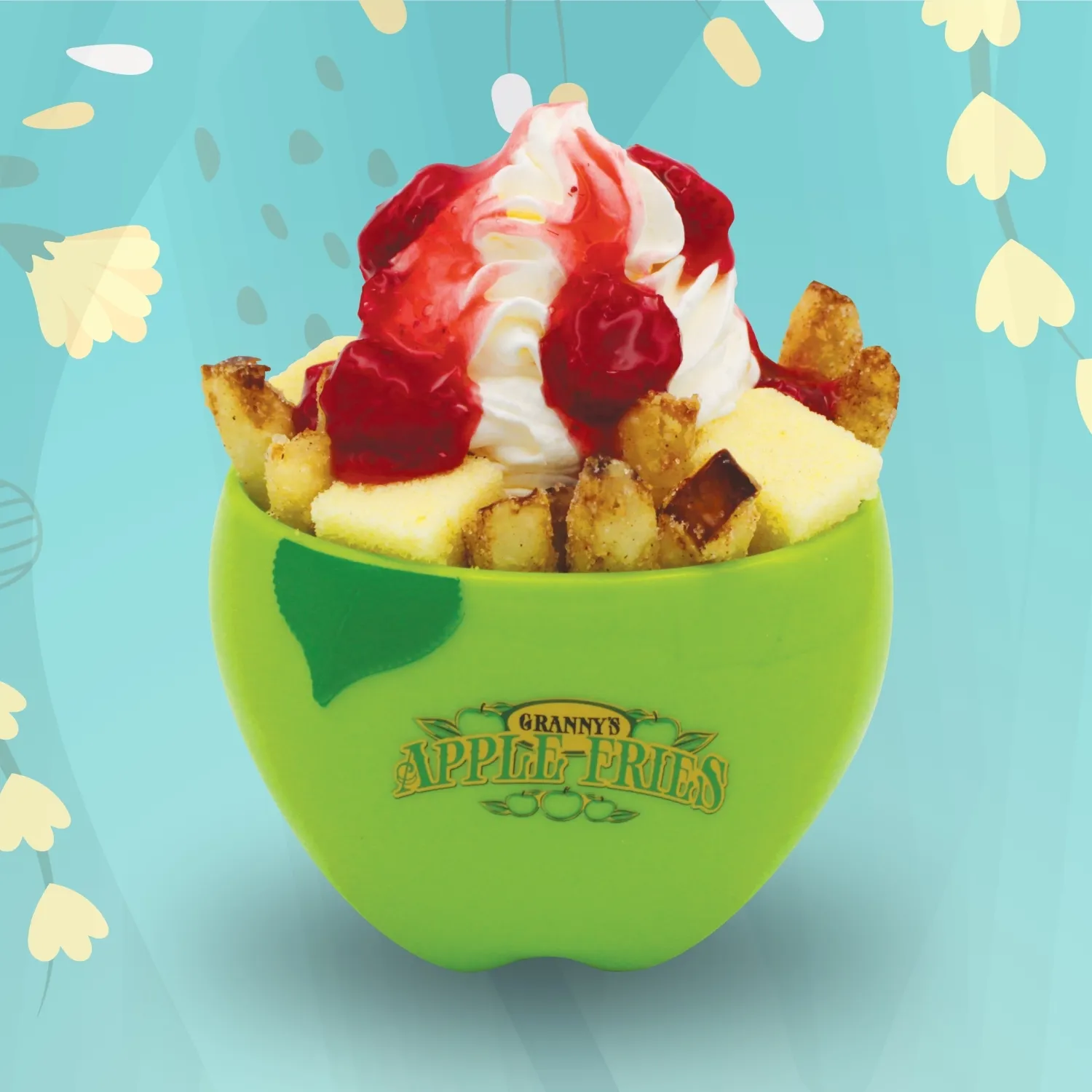 Strawberry Shortcake Apple Fries