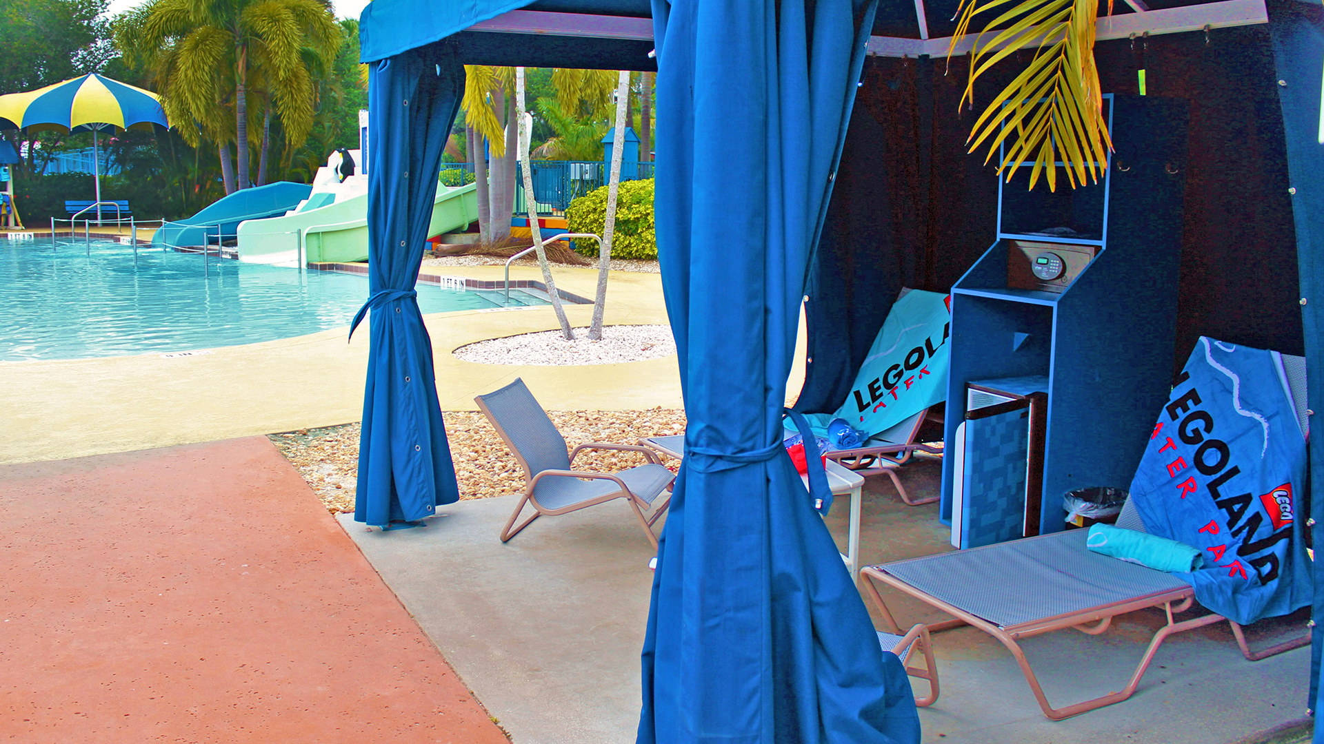Relax in a Cabana at the LEGOLAND Florida Water Park