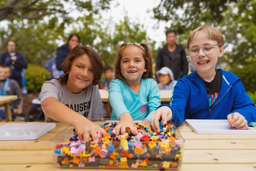LEGO hands-on building