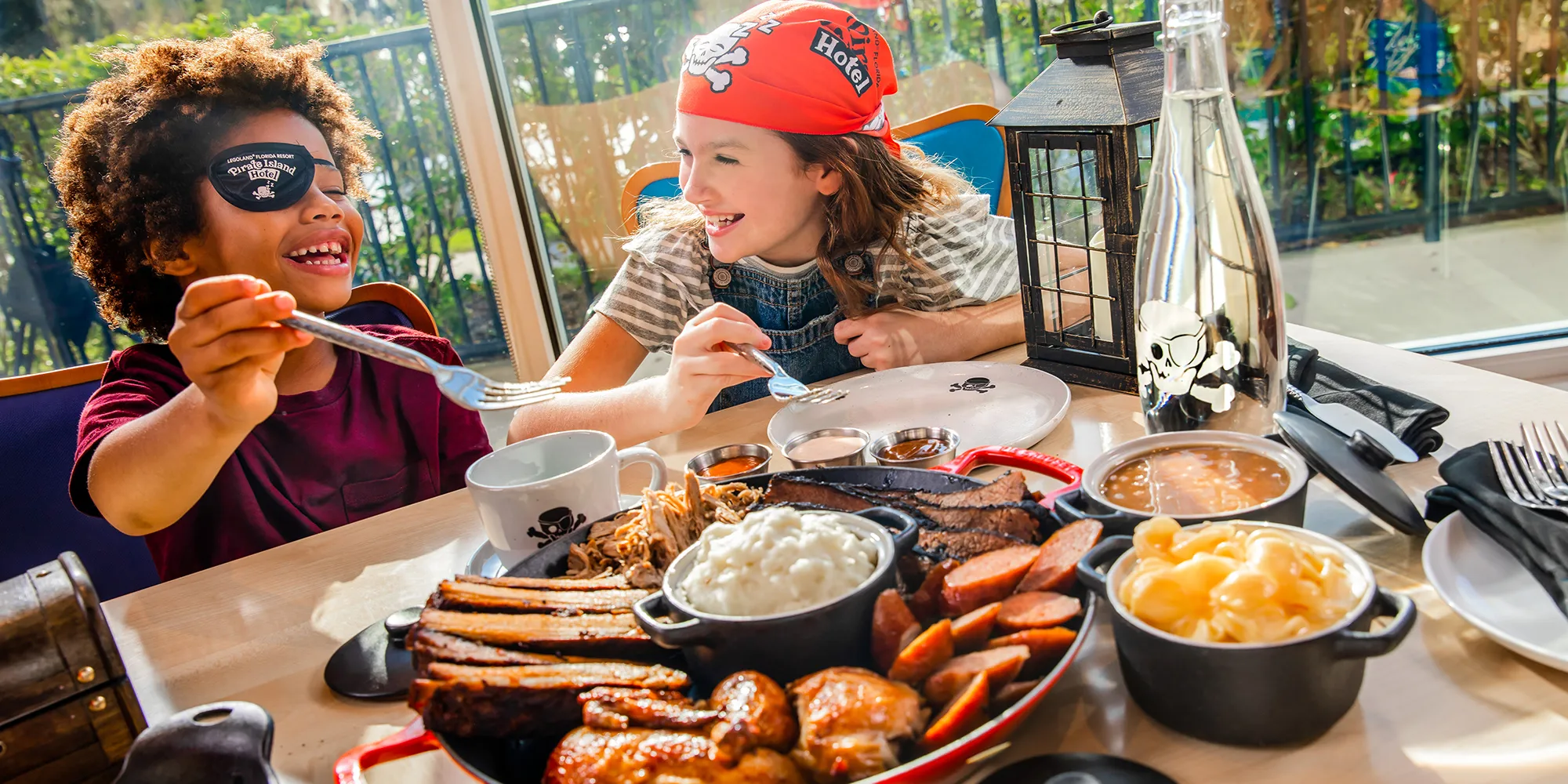 Dining at LEGOLAND Hotel Pirate Island