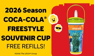 Get your Coca Cola Freestyle Souvenir Cup at LEGOLAND New York