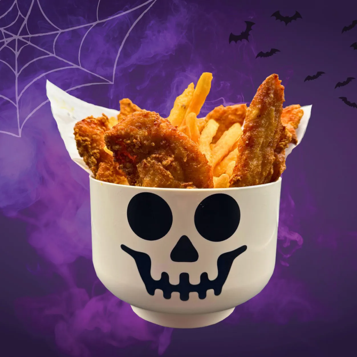 A Bowl Of Fried Chicken And French Fries (2)