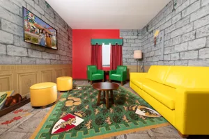 Living Area in a Kingdom Themed Suite