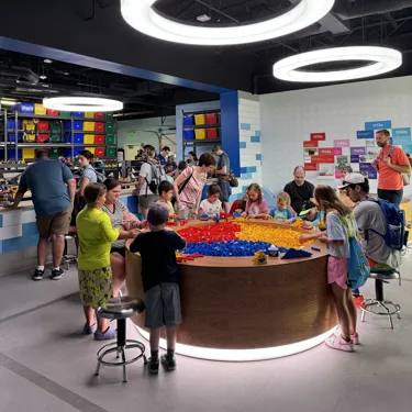Family Enjoying Model Builder Experience