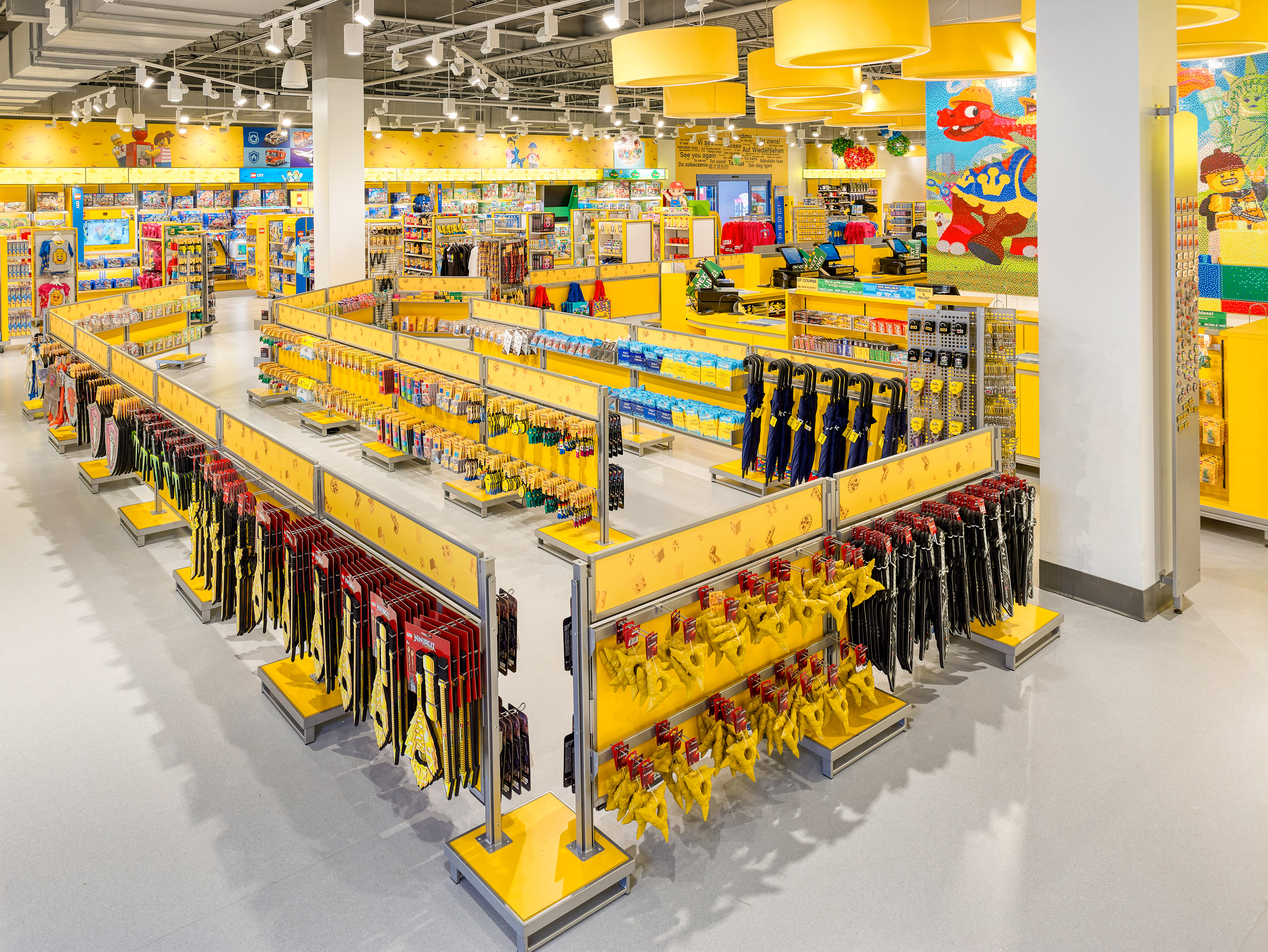 The Big Shop offers a wide selection of LEGO toys and merchandise