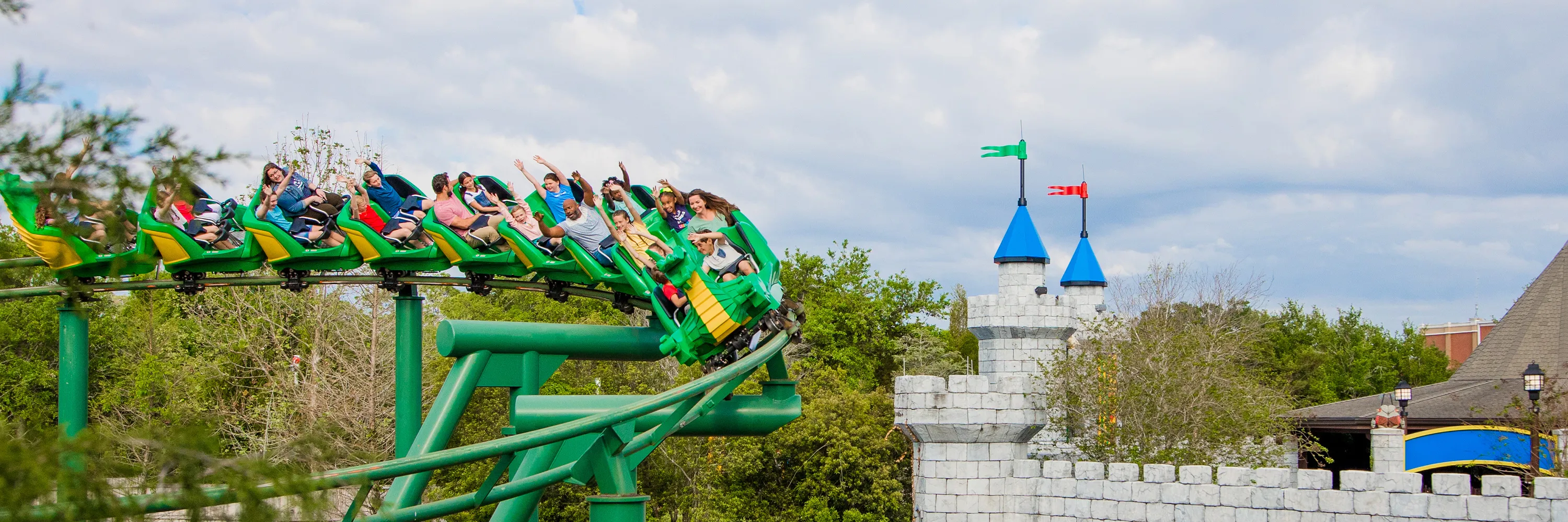 The Dragon Coaster at LEGOLAND New York 