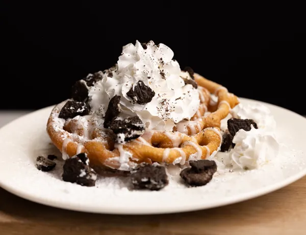 Cookies Cream Funnel Cake