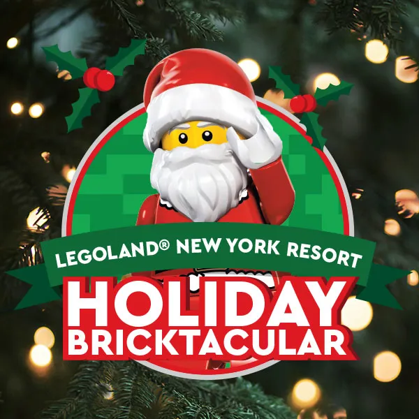 LEGOLAND New York Holiday Bricktacular Logo