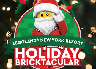 LEGOLAND New York Holiday Bricktacular Logo