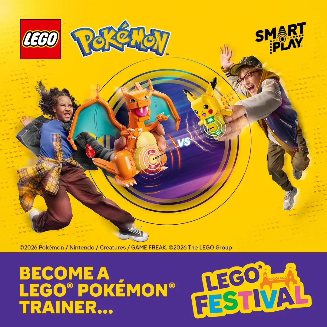Become a LEGO Pokemon Trainer at LEGO Festival