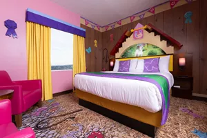 Adult Bed in LEGO Friends Themed Room