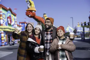 Enjoy hot chocolate on Brick Street during our Holiday Bricktacular