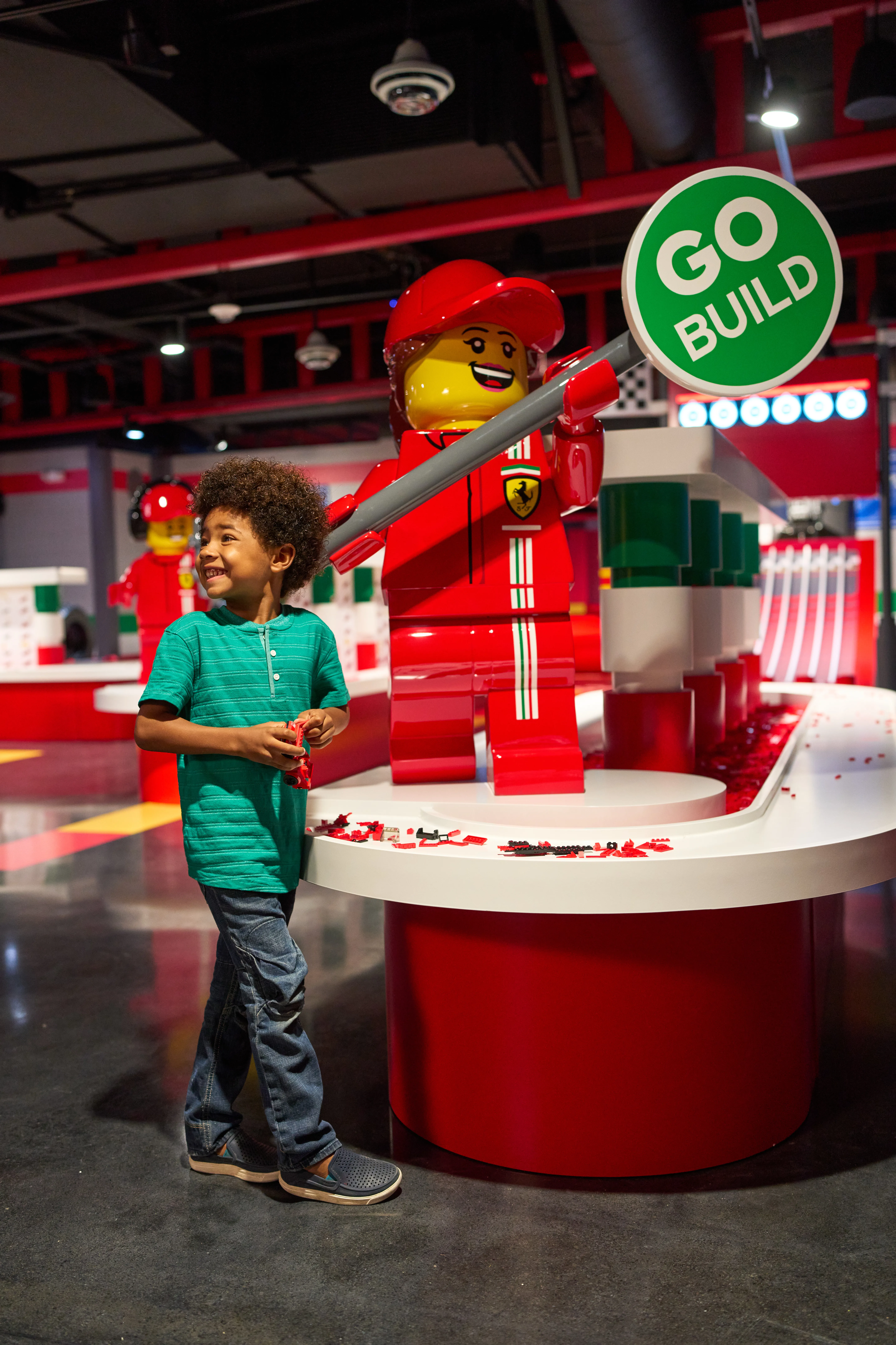 LEGO Ferrari Build and Test Zone