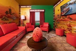 Living Area in a LEGO NINJAGO Themed Suite