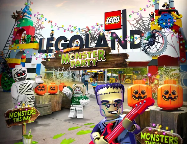 Monster Party Entrance for Brick-or-Treat at LEGOLAND Parks